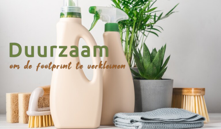 Duurzaam om de footprint te verkleinen